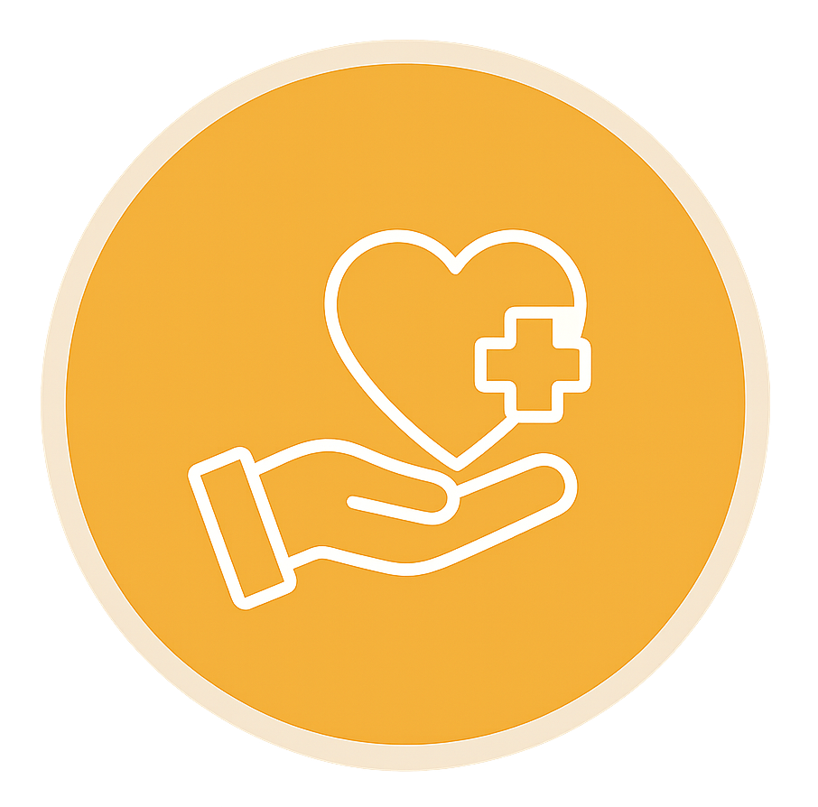 Health and care symbol icon